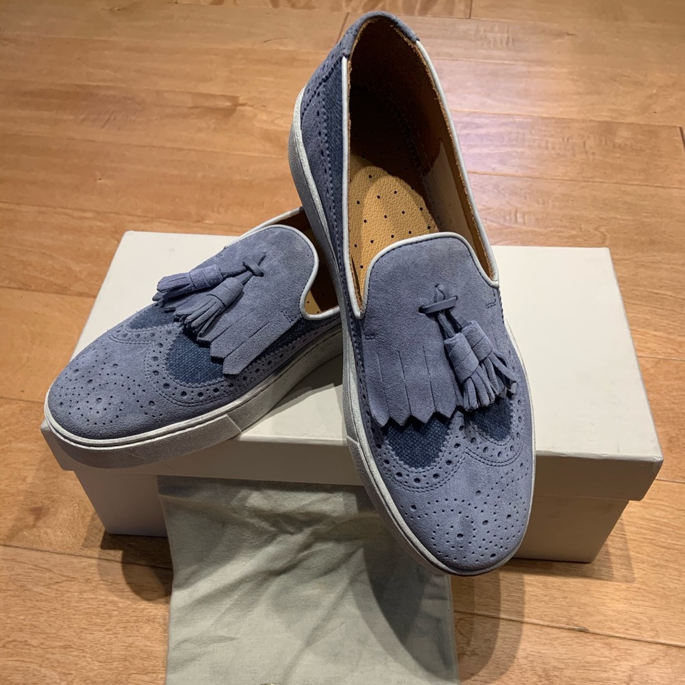 Santoni tassel loafers US 7.5